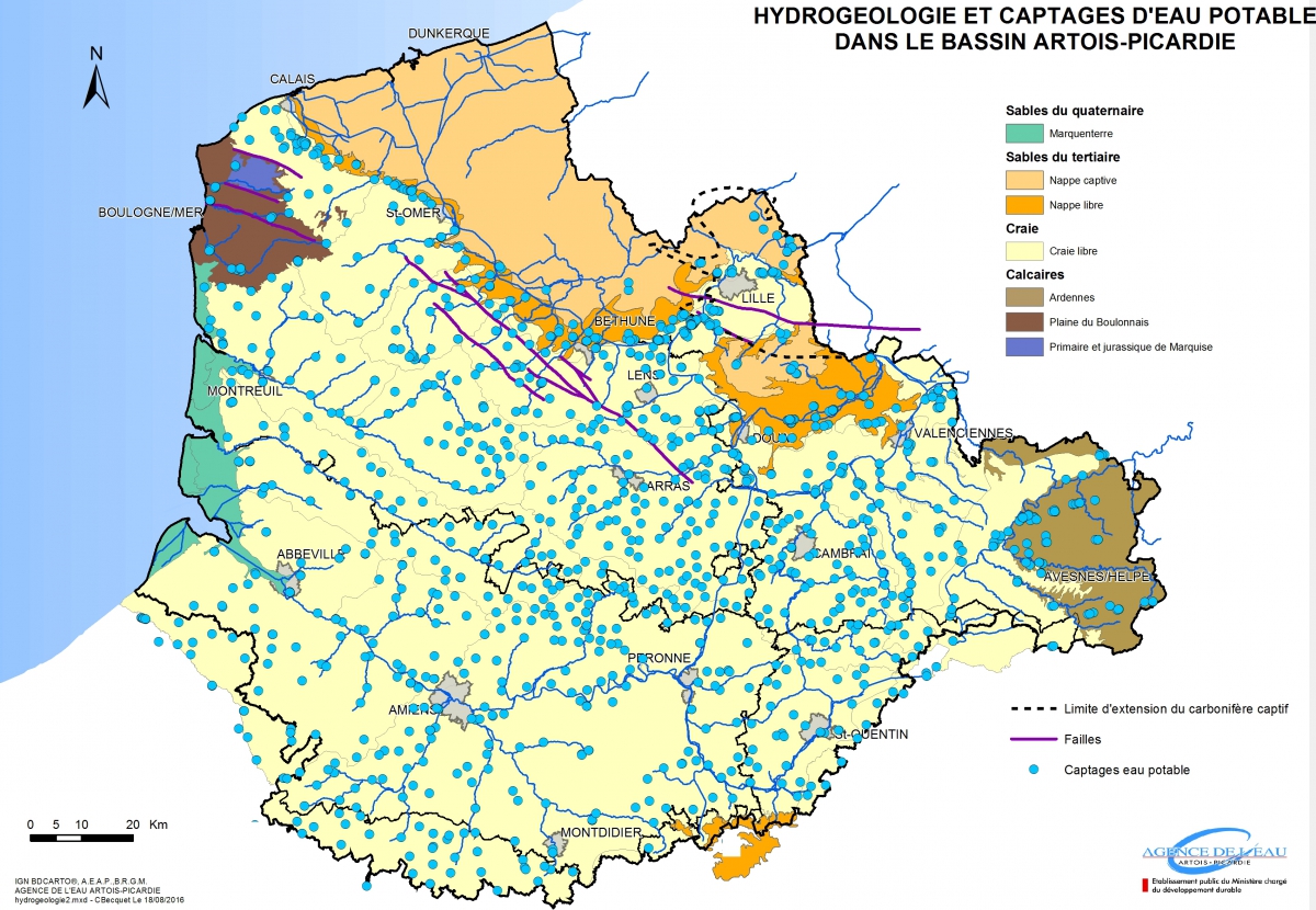 hydrogeologie et captages deau potable